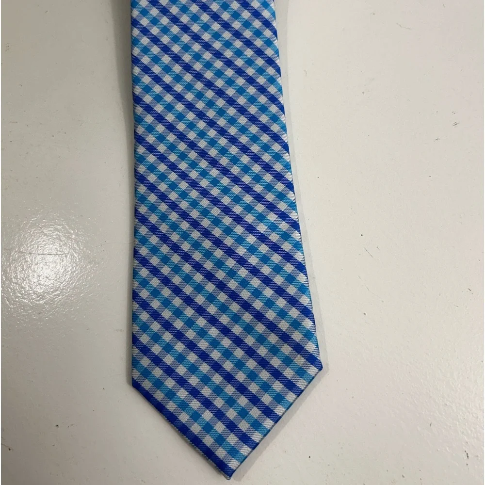 Nautica Preppy Stripes Blue Ocean Tie Plaid Quality Brand Beach Easter Spring
